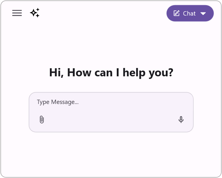 .NET MAUI AssistView temporary chat